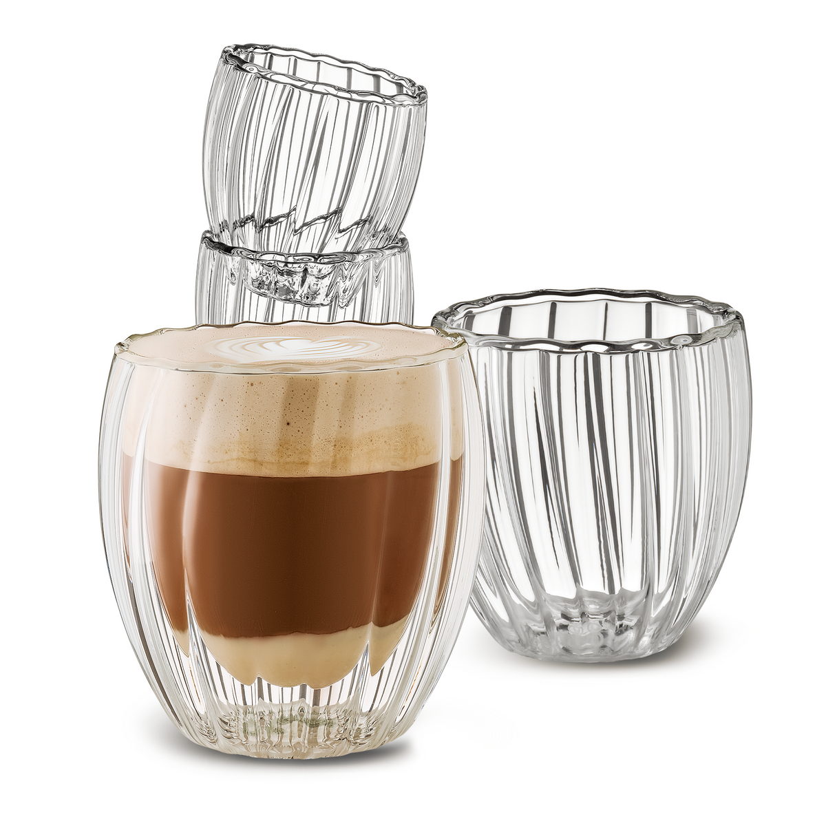 Cappuccinogläser Set Doppelwandig – Cosumy