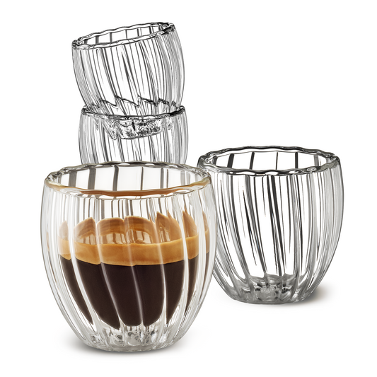 Espressogläser Set Doppelwandig